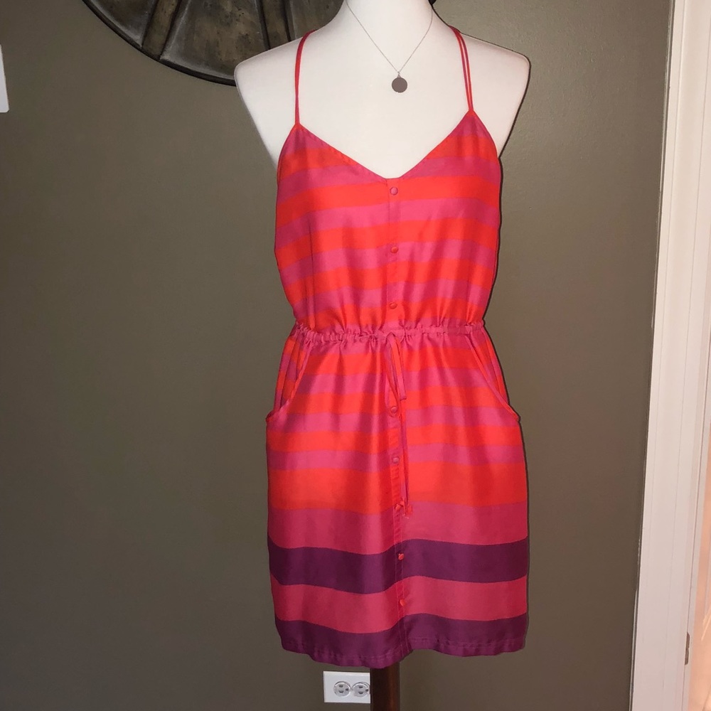 Woman’s light weight colorful dress.